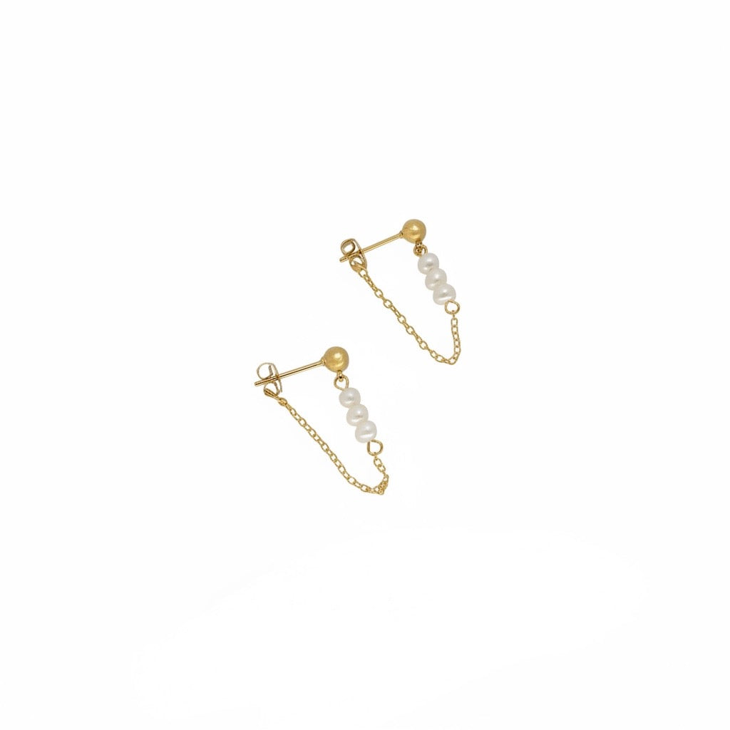 Perla Chain Studs