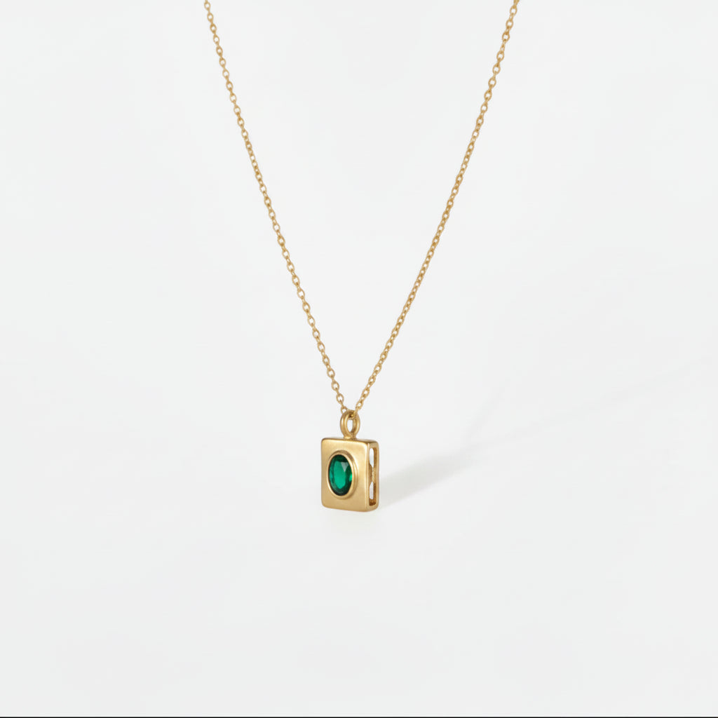 The Emerald Amulet Necklace