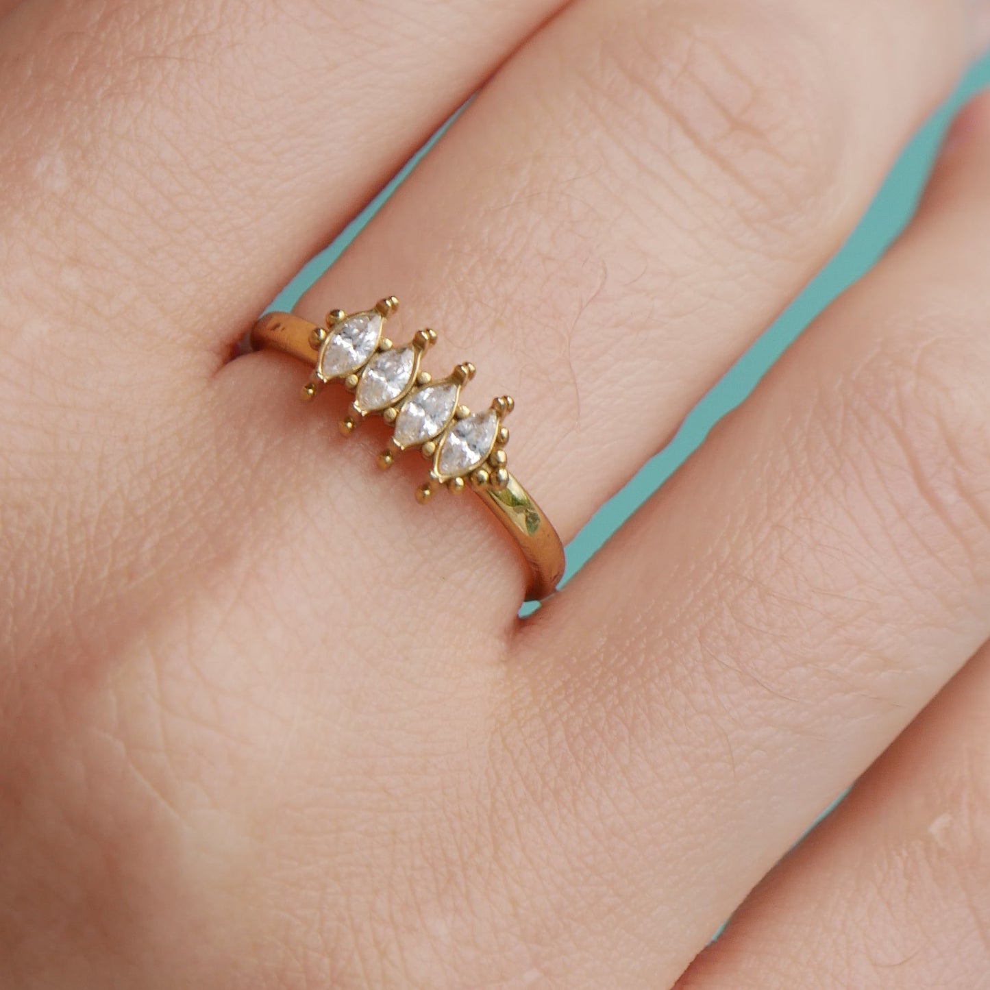 The Sea Diamond Ring