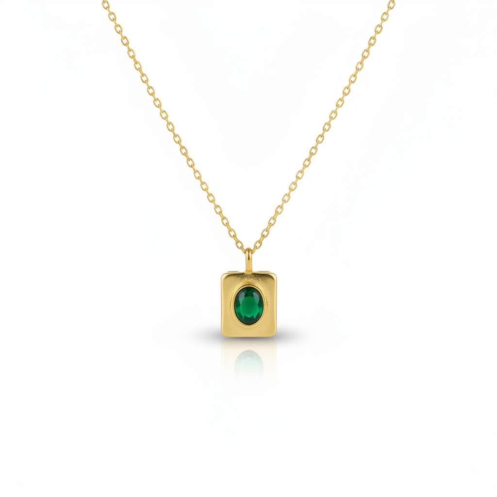 The Emerald Amulet Necklace