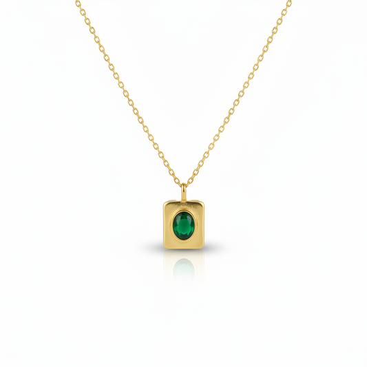 The Emerald Amulet Necklace