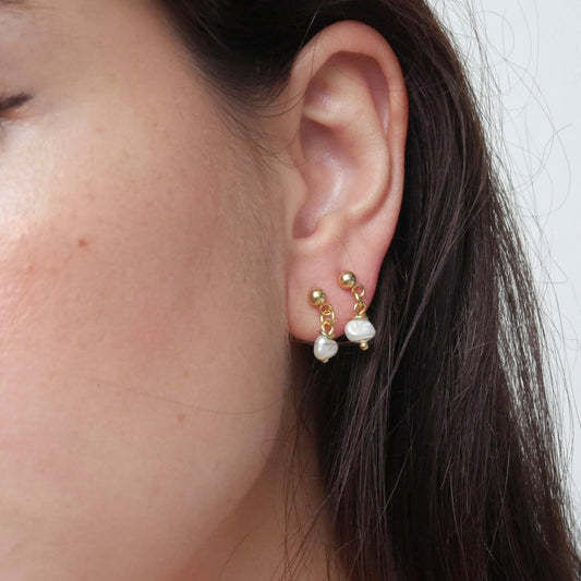 The Pearl Stud Earrings