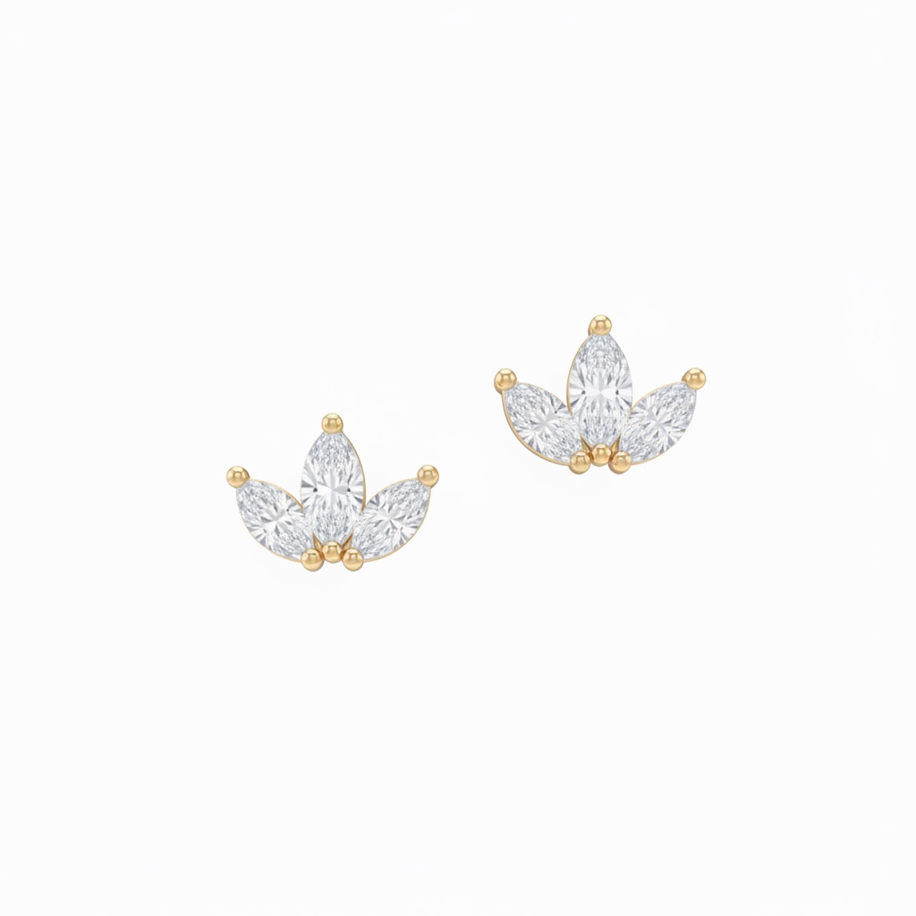 The Water Lily Studs