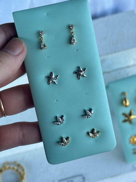 Sparkly studs