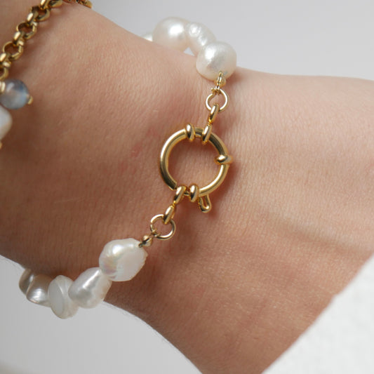 The Nautical Pearl Bracelet