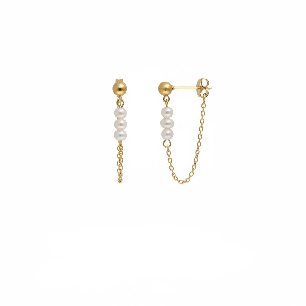 Perla Chain Studs