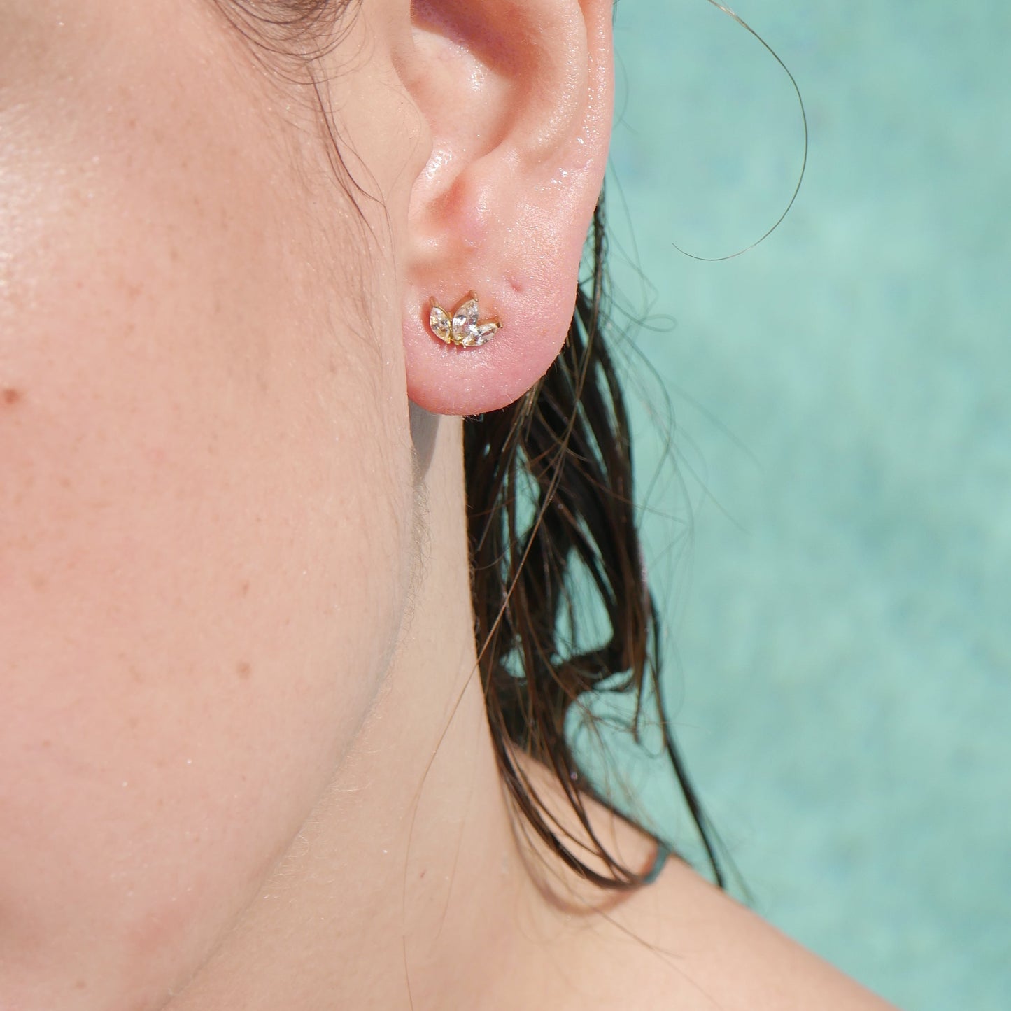 The Water Lily Studs