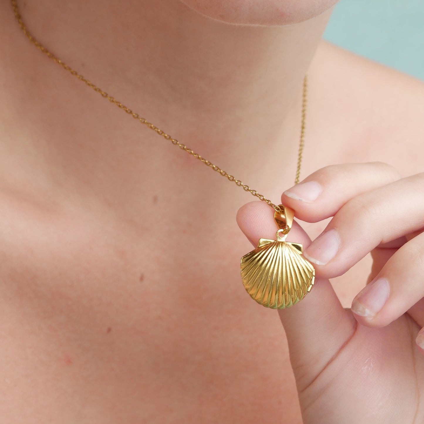 The Shell Locket Necklace