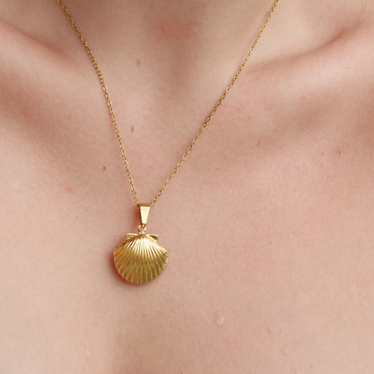The Shell Locket Necklace