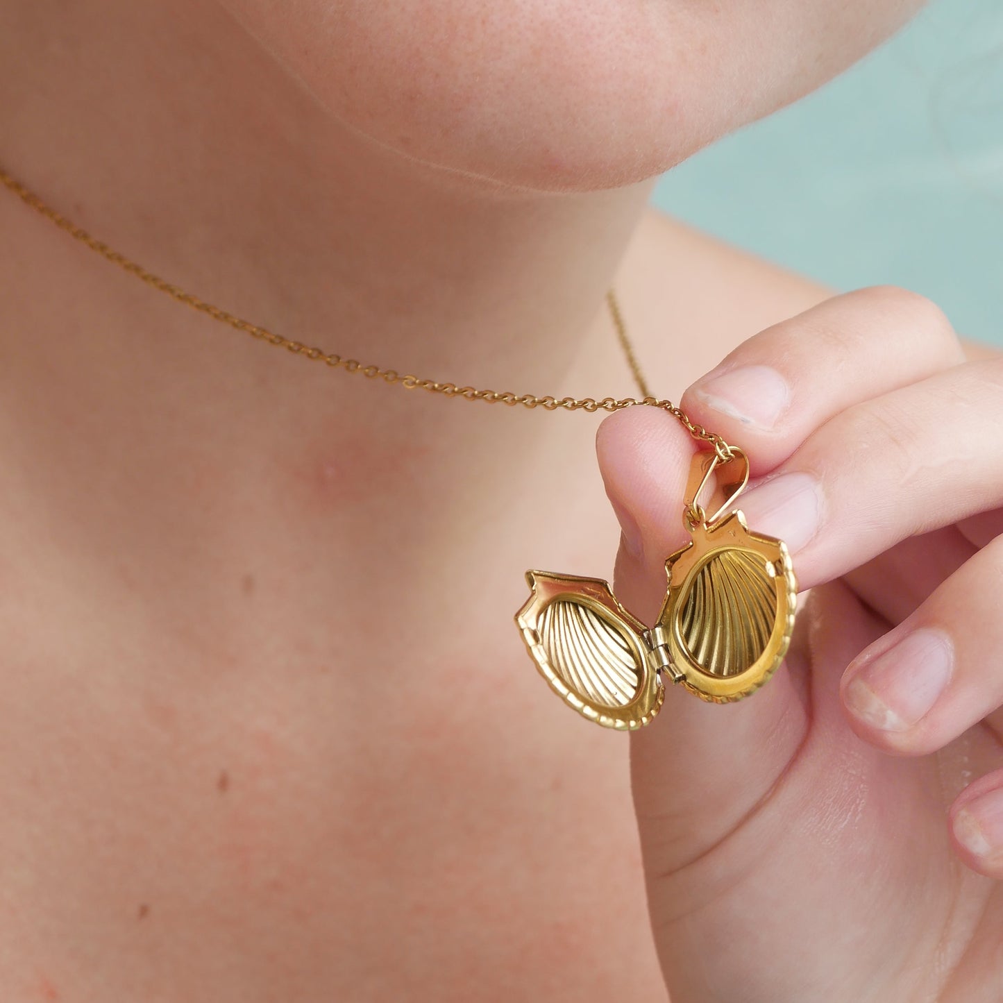 The Shell Locket Necklace