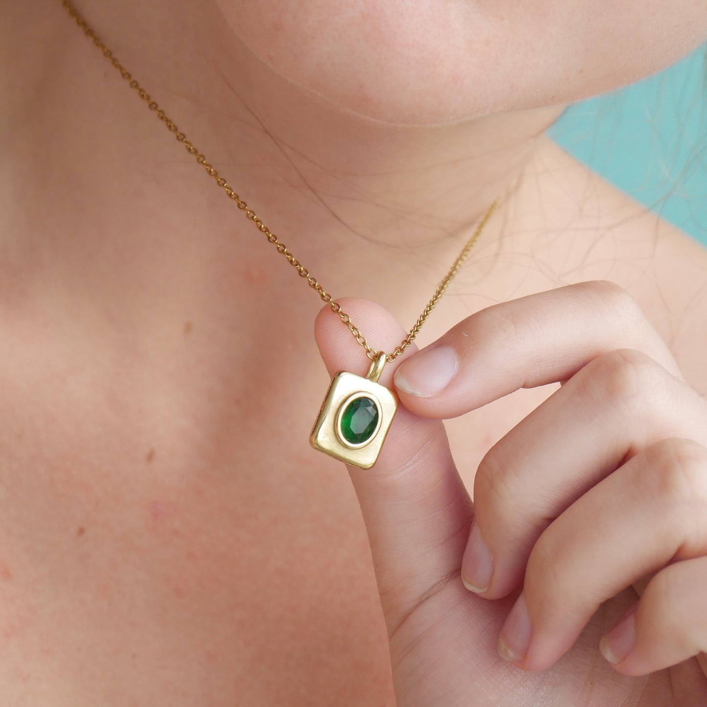 The Emerald Amulet Necklace