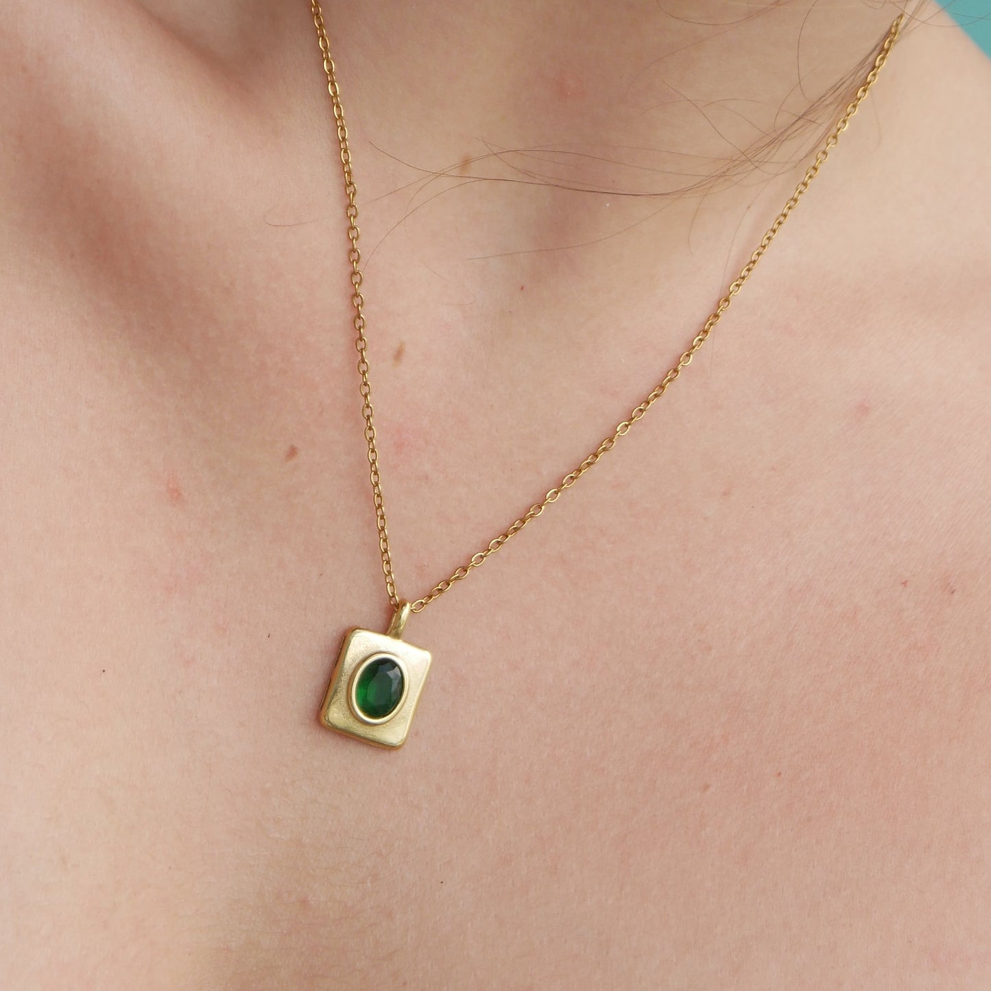 The Emerald Amulet Necklace