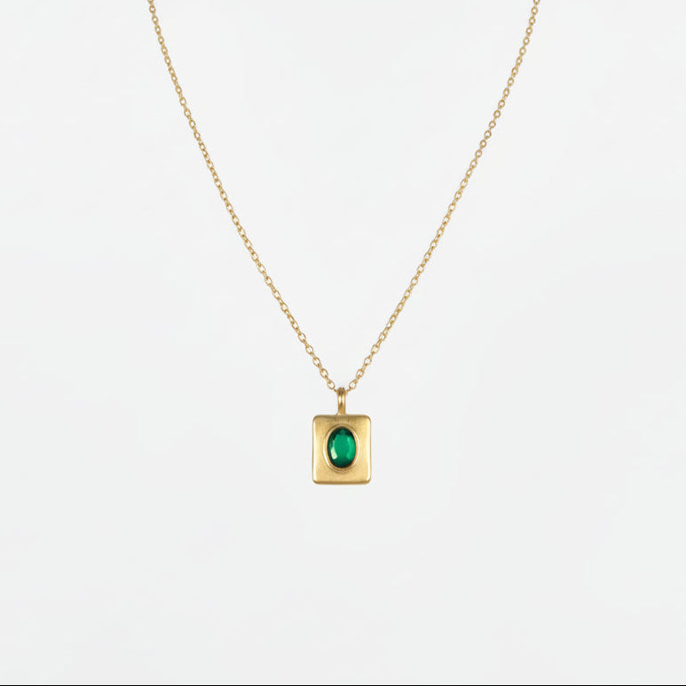 The Emerald Amulet Necklace