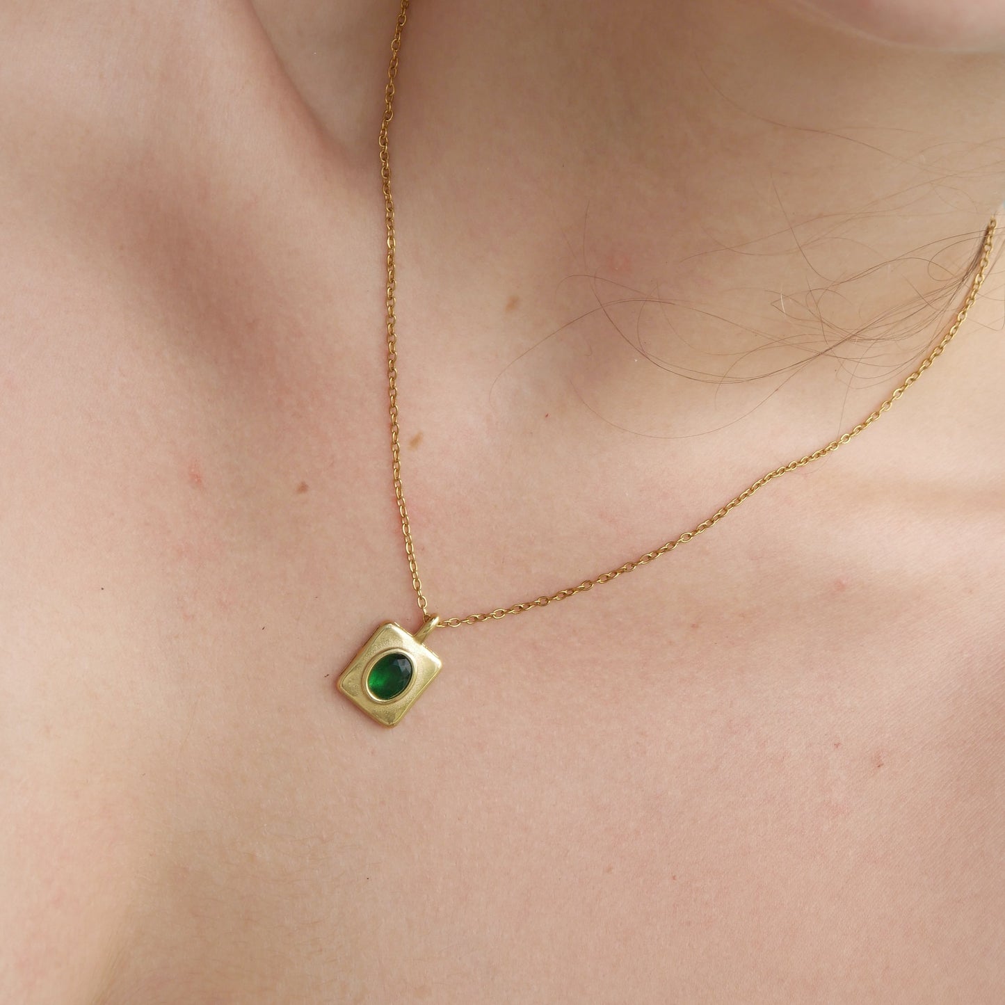 The Emerald Amulet Necklace
