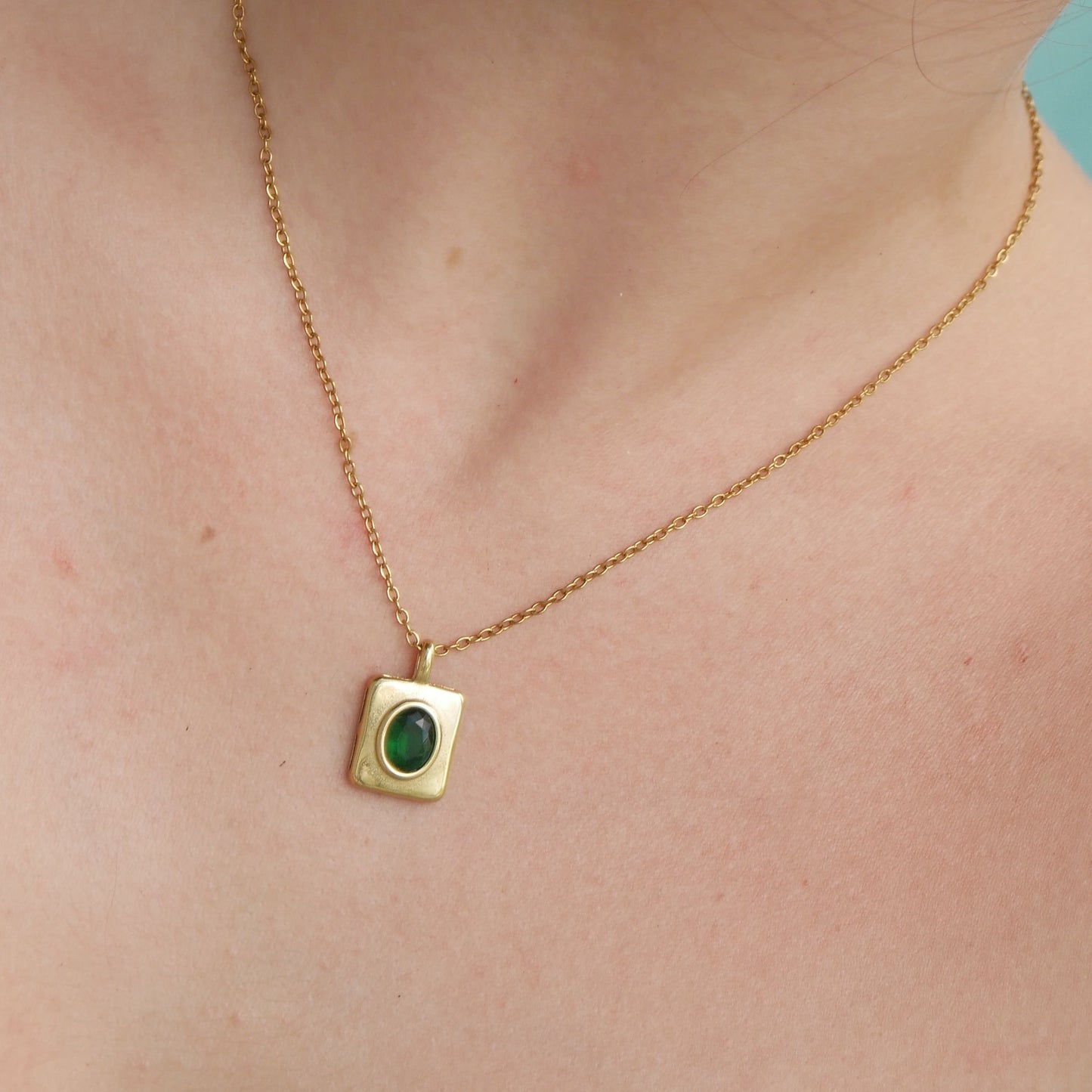The Emerald Amulet Necklace