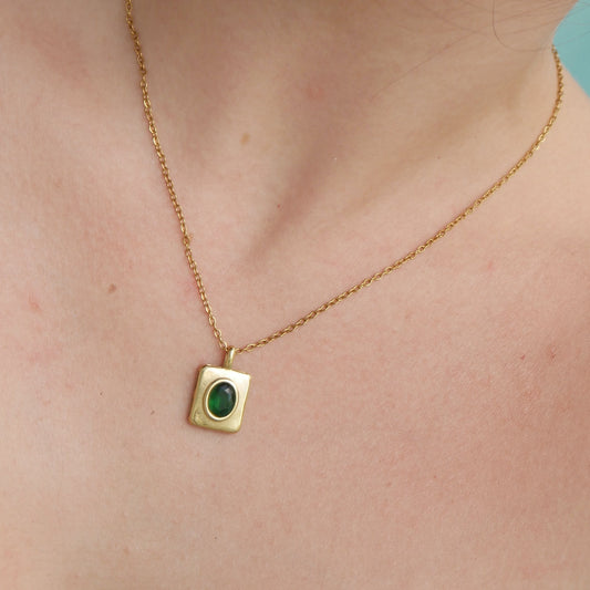 The Emerald Amulet Necklace