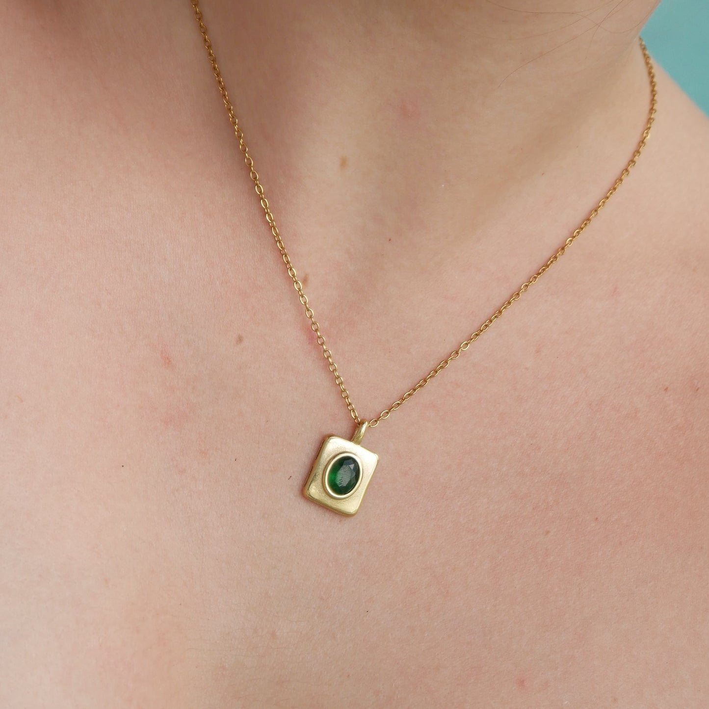 The Emerald Amulet Necklace