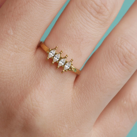 The Sea Diamond Ring