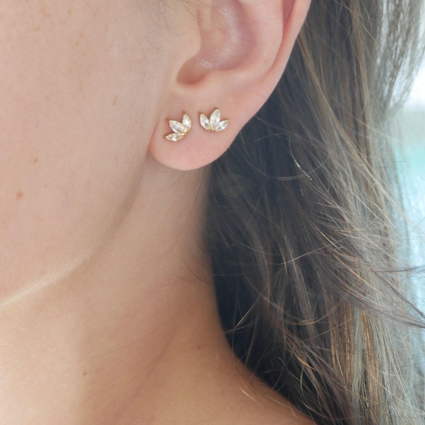 The Water Lily Studs