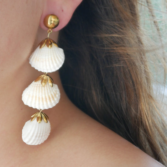 The Dangly Shell Studs