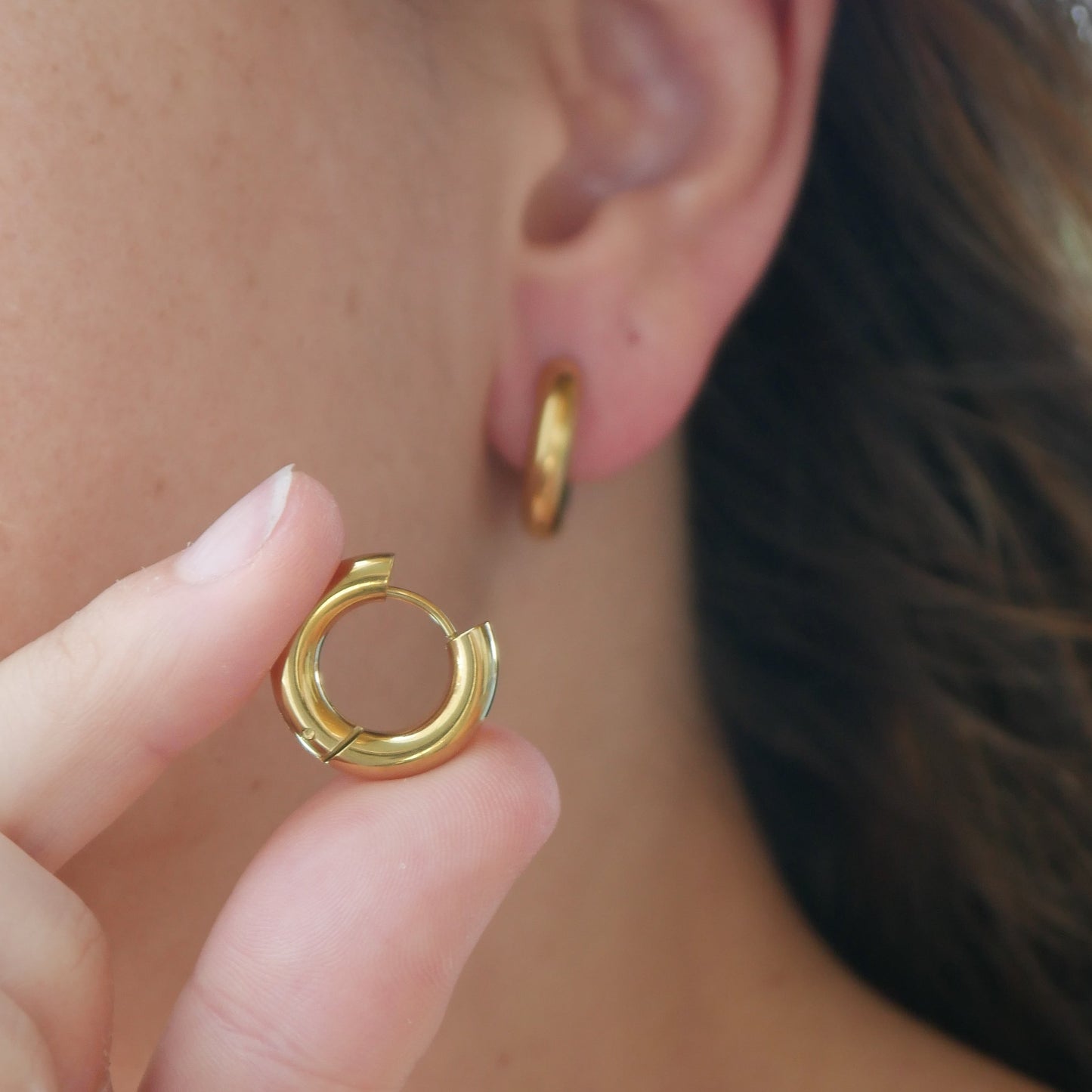 Small Gold Hoops