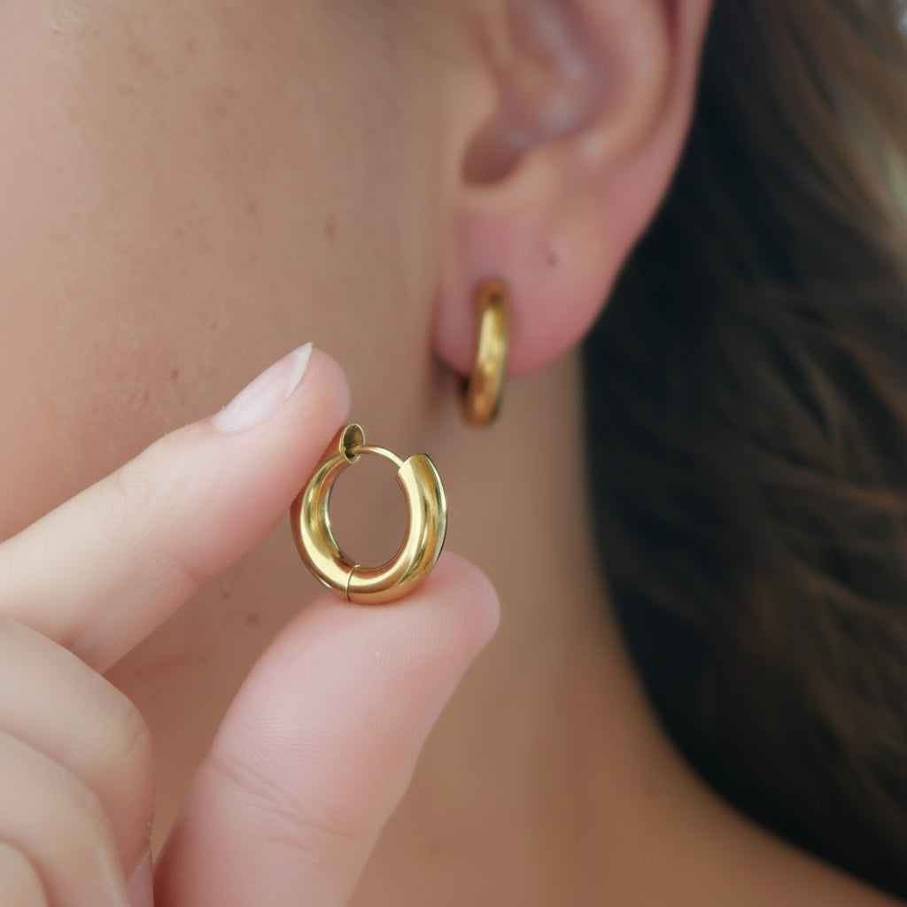 Small Gold Hoops